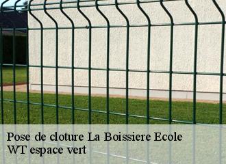 Pose de cloture  la-boissiere-ecole-78125 WT espace vert 