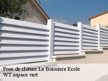 Pose de cloture  la-boissiere-ecole-78125 WT espace vert 