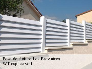 Pose de cloture  les-breviaires-78610 WT espace vert 