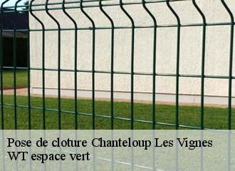 Pose de cloture  chanteloup-les-vignes-78570 WT espace vert 