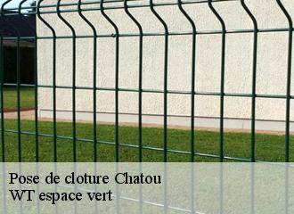 Pose de cloture  chatou-78400 WT espace vert 