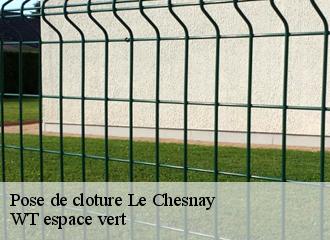 Pose de cloture  le-chesnay-78150 WT espace vert 