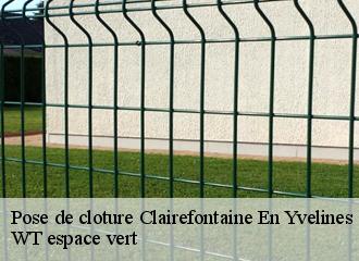 Pose de cloture  clairefontaine-en-yvelines-78120 WT espace vert 