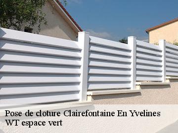 Pose de cloture  clairefontaine-en-yvelines-78120 WT espace vert 