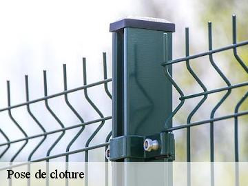 Pose de cloture  feucherolles-78810 WT espace vert 