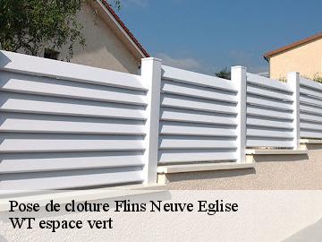 Pose de cloture  flins-neuve-eglise-78790 WT espace vert 