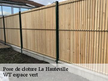 Pose de cloture  la-hauteville-78113 WT espace vert 