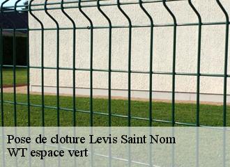 Pose de cloture  levis-saint-nom-78320 WT espace vert 