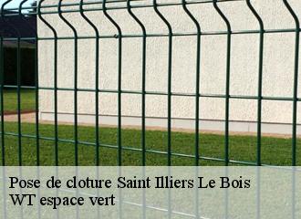 Pose de cloture  saint-illiers-le-bois-78980 WT espace vert 