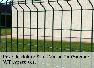 Pose de cloture  saint-martin-la-garenne-78520 WT espace vert 