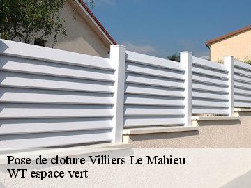 Pose de cloture  villiers-le-mahieu-78770 WT espace vert 