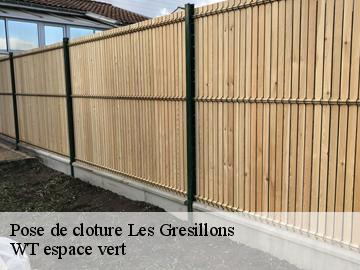 Pose de cloture  les-gresillons-78955 WT espace vert 