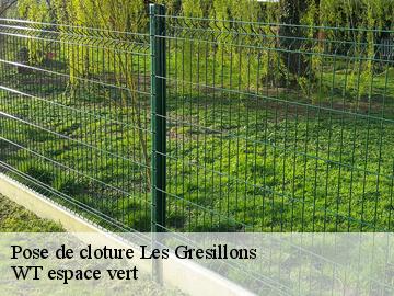 Pose de cloture  les-gresillons-78955 WT espace vert 